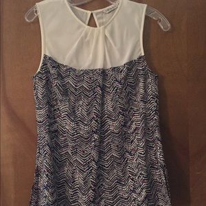 Trina Turk Sleeveless silk blouse